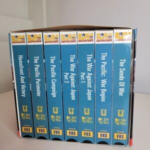 World War II with Walter Cronkite VHS Box Set 7 VHS Pack
